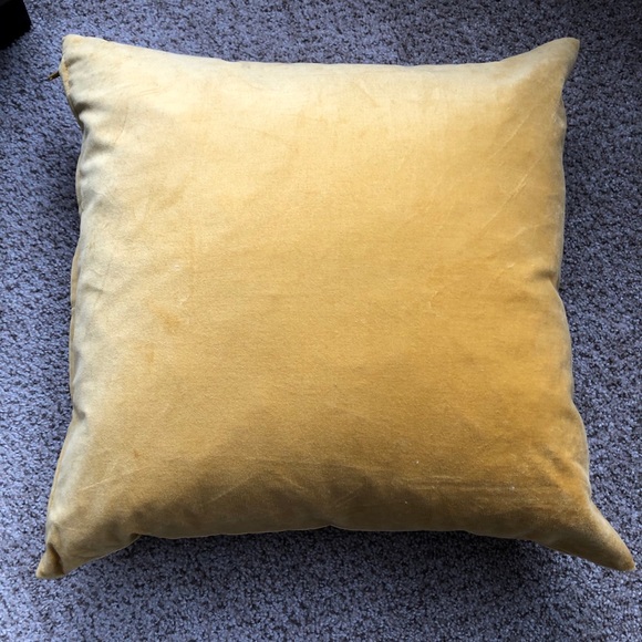 ikea yellow pillow